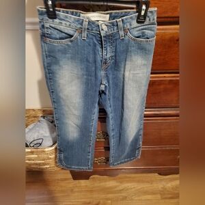 Gap Cropped Blue Jeans Size 2 Excellent Condition